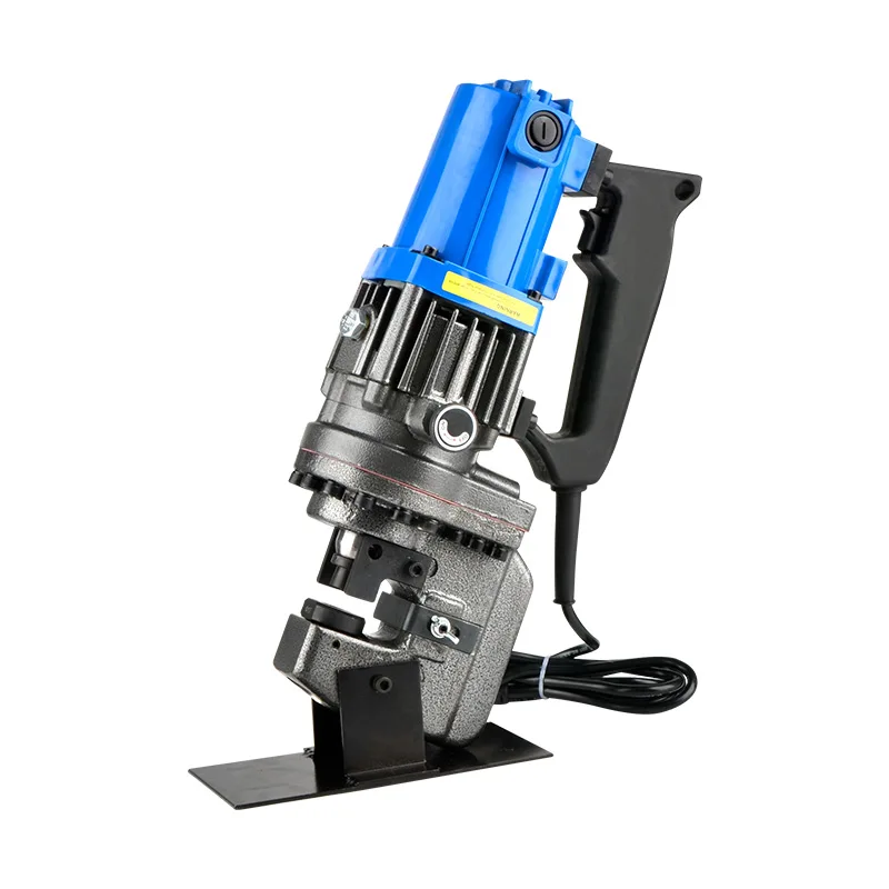 Electric hydraulic punching machine cutting arc angle iron angle steel punching device portable small channel steel opening MHP-