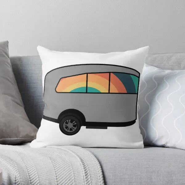 Airstream Basecamp Dreamin  Printing Throw Pillow Cover Bed Case Hotel Sofa Wedding Decor Car Pillows not include One Side