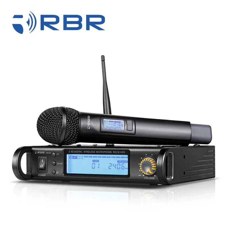 Wireless Microphone Supplier Cardioid Metal,plastic CN;GUA RBR Chinese Bm2407 2.4ghz 16 Channels 36*31*8 Cm Clear Sound 30 Meter