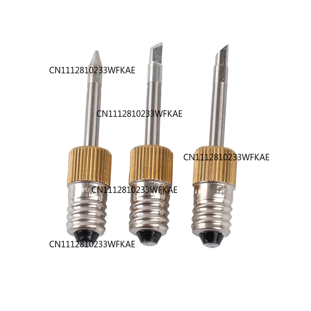2pcsE10 Interface  Soldering Iron  Tips Welding  Nozzle Tips  USB Soldering Tip Set B C K Type Heated Solder Heads Welding Tip