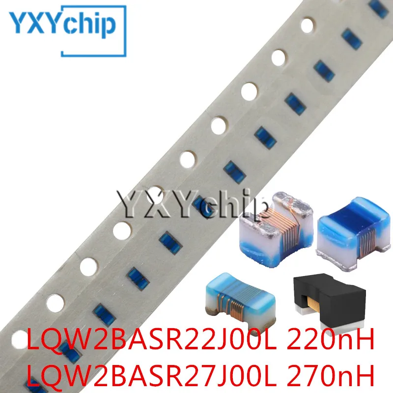 

20pcs Lqw2basr22j00l Lqw2basr27j00l Smd Wirewound Inductor 0805 220nh 270nh 0.22uh 0.27uh 5% 2012 Rf High Frequency Inductance