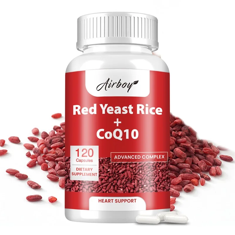 

Red Yeast Rice + CoQ10 - Supports Heart Health, Promotes Energy Production and Boosts Immune System, Antioxidants