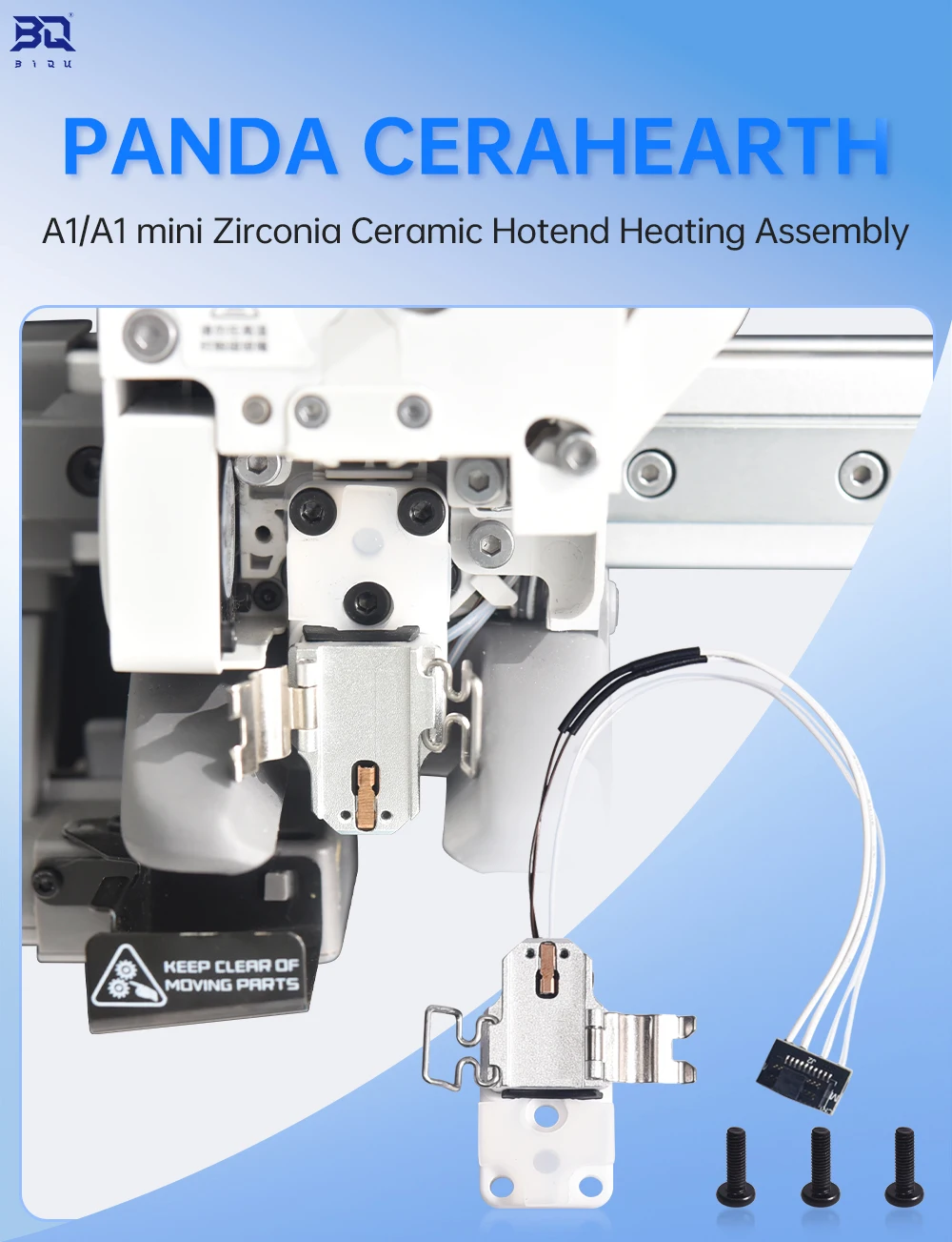 BIGTREETECH Panda Cerahearth Zirkonia-Keramik-Hotend-Kit mit Hochtemperatur-Isolierung und Austauschbarem Element für Bambu Lab A1/A1 Mini – Detail 3