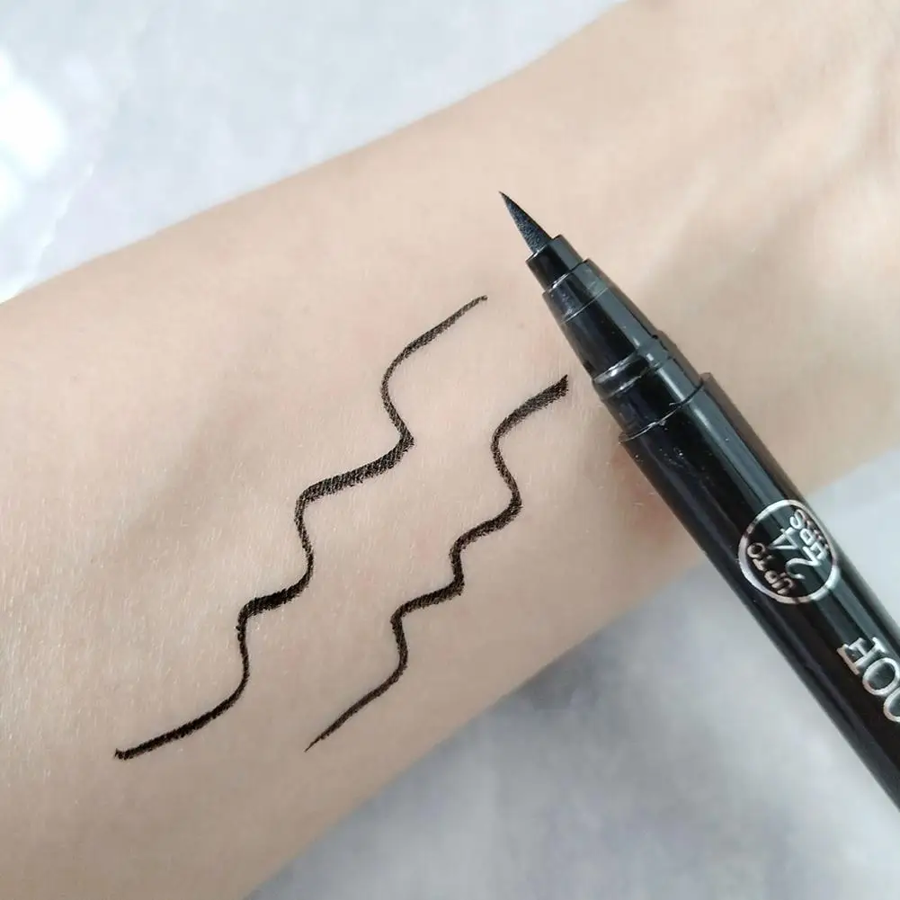 1pcs Quick-dry Eyeliner Pencil Long Lasting Smooth Matte Eye Liner Waterproof Anti Smudge Liquid Eyeliner Pen Eye Makeup