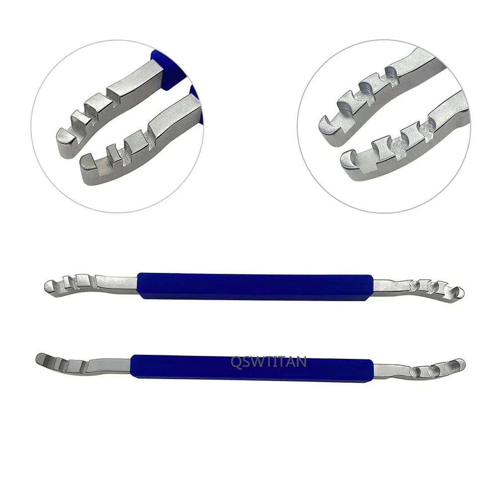 1set Bone Plates Bender with Silicone Handle Reconstruction Veterinary Orthopedics Bending Irons Apparatus