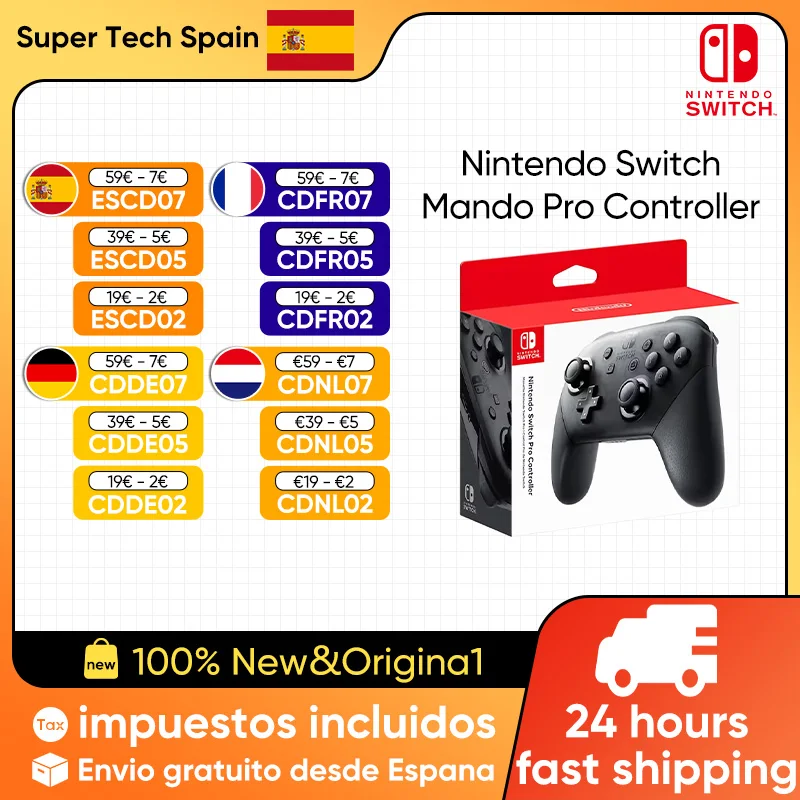 Nintendo Switch Mando Pro Controller drahtloses Bluetooth mit Con-Kabel USB für Nintendo Switch