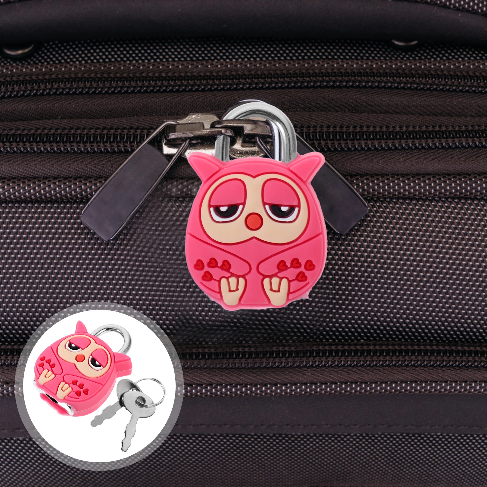 

Mini Lock Creative Cartoon Metal Small Key Lock for Cabinet Home Safety Pink Handbag Pupils Vintage Locker Padlock Jewelry Box
