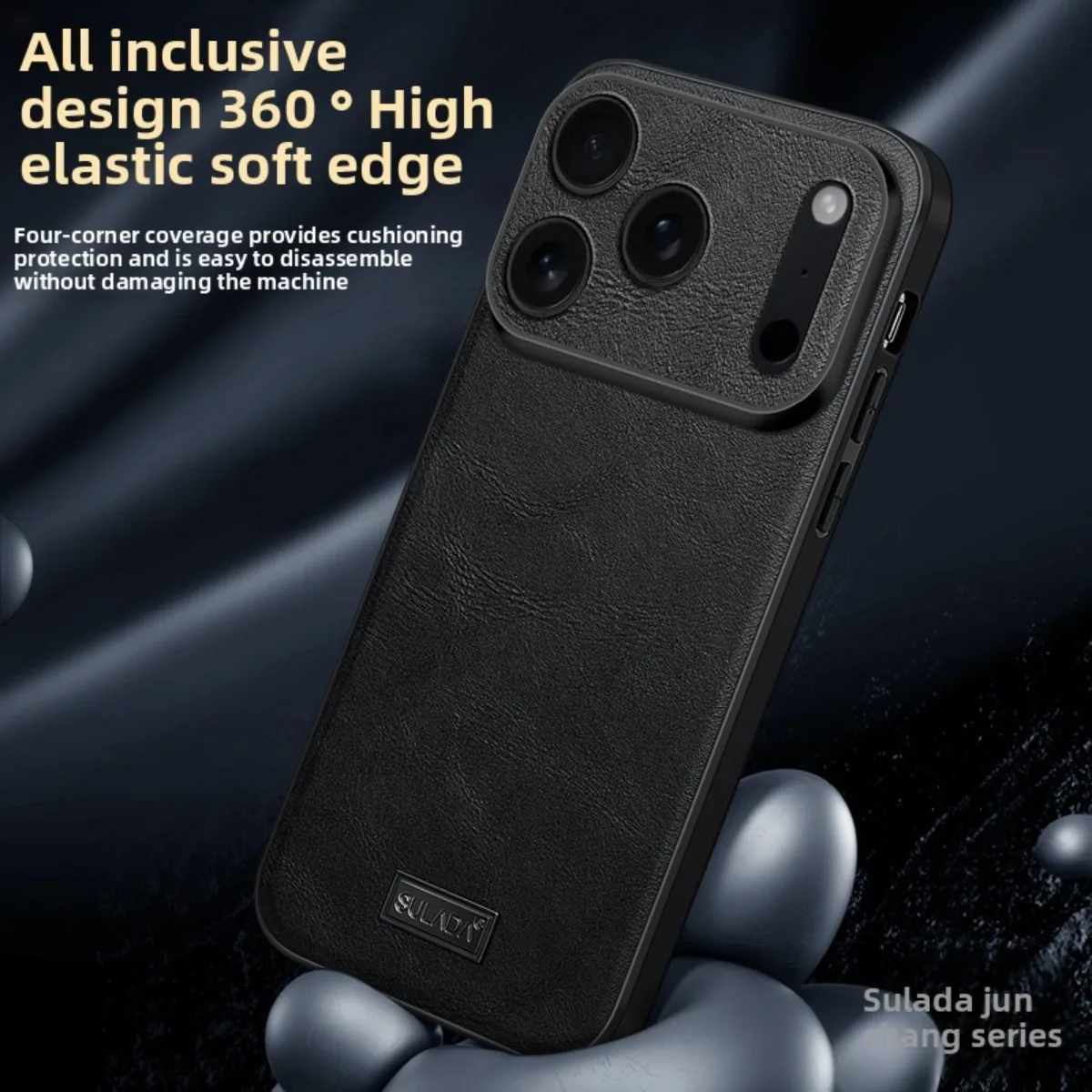 Für IPhone 17 Air Phone Case stoßfeste weiche Hüllen für IPhone 16 15 Plus 17 14 13 12 11 Pro Max Leder Schutzhülle