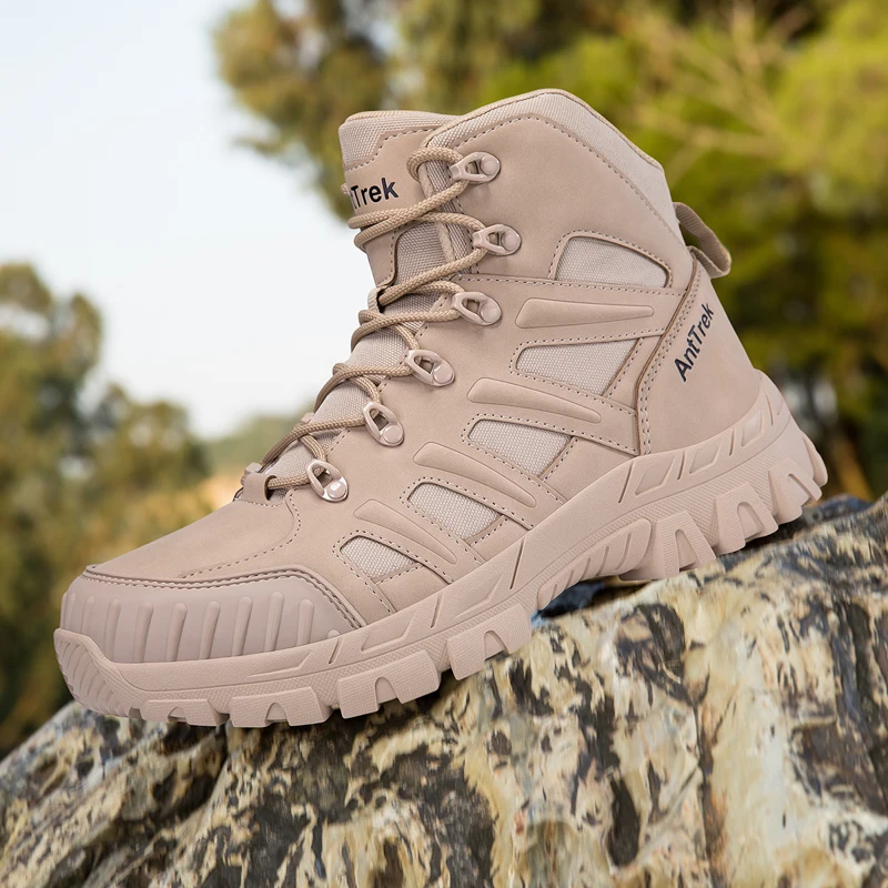 Men Tactical Boots Waterproof Ultrallight Anti-Slip Male High Quality Camping Army Boots Outdoor Desert Boot Work Hunting Boots view 4