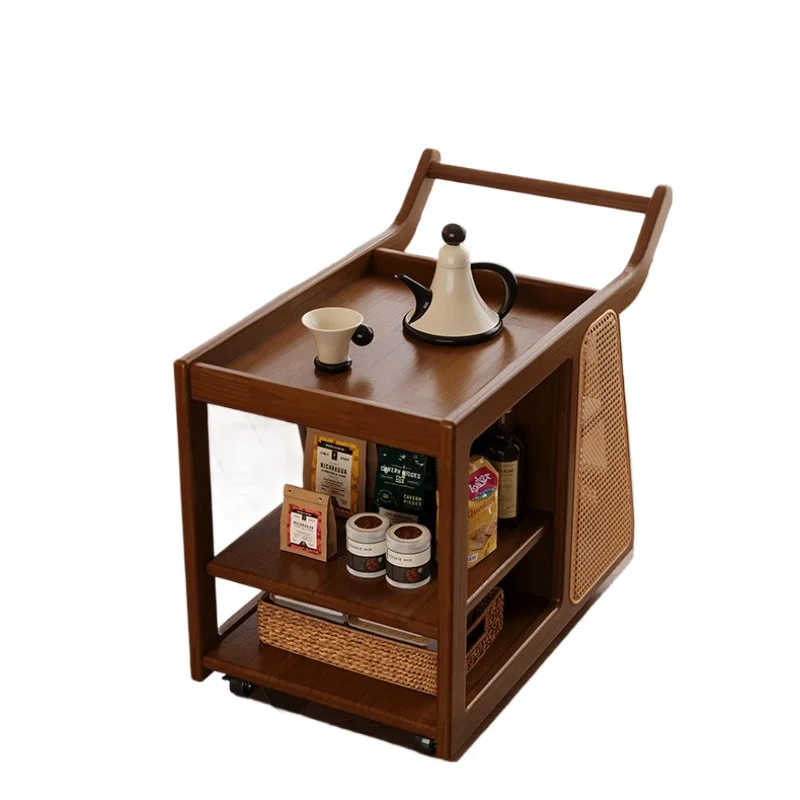 Тележка, боковой шкаф для дивана, хранилище, гостиная, вагон-ресторан, передвижной журнальный столик