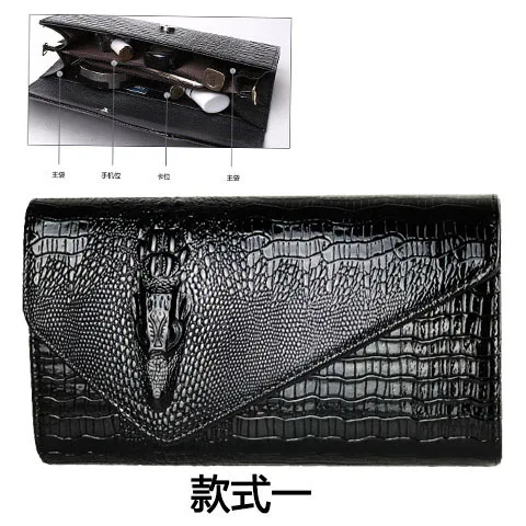 New Handbag for Women Fashion Handbag, Women's Handbag European and American Large Capacity Crocodile Pattern Crossbody Bag ita
