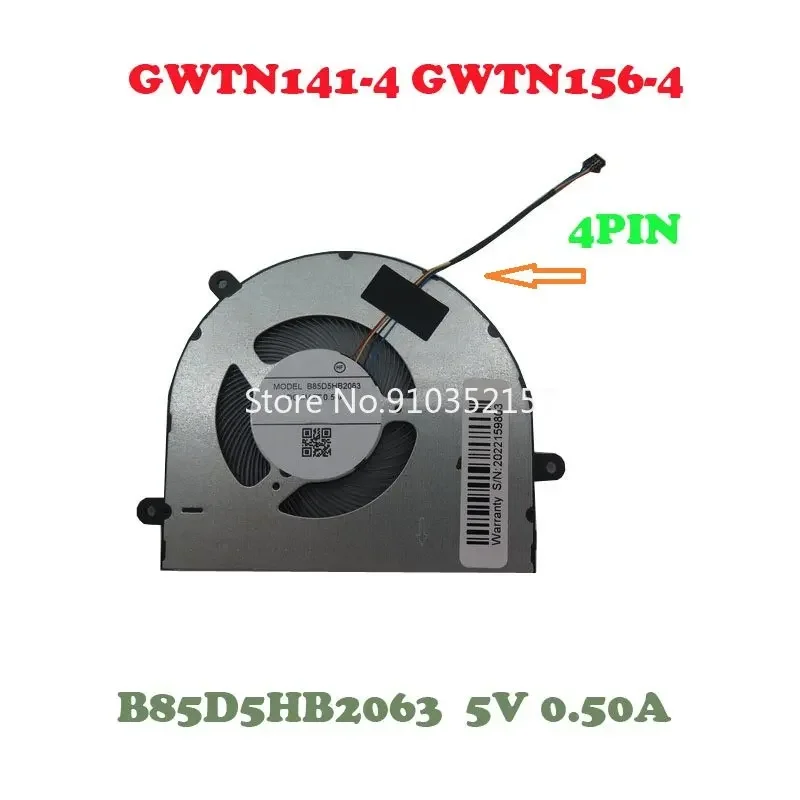 

Laptop CPU FAN For Gateway GWTN141-4 GWTN156-4 4PIN B85D5HB2063 GWNC31514 GWNC31514-BK GWNC31514-BL New