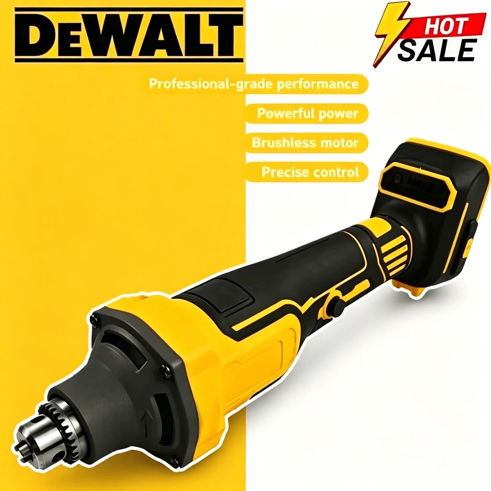 

DeWalt Brushless Die Grinder 4 Gears Straight Grinder For Grinding Polishing Engraving Metal Surface Processing Tool