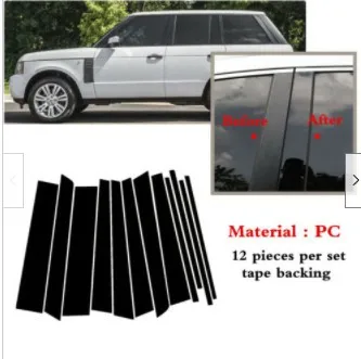 

For Range Rover RANGE ROVER hse2002-2012 modified window trim with glossy black center pillar sticker