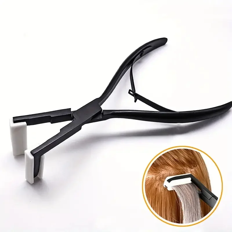 

Professional Hair Taping Pliers Stainless Steel Extensions Sealing Ergonomic Design Salon Hairdressing Tool