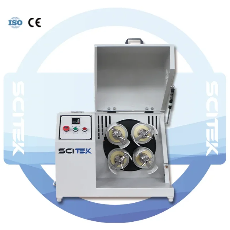 SCITEK Grinder Light Horizontal Planetary Ball Mill Machine Equipment For Lab Grinding Mixing