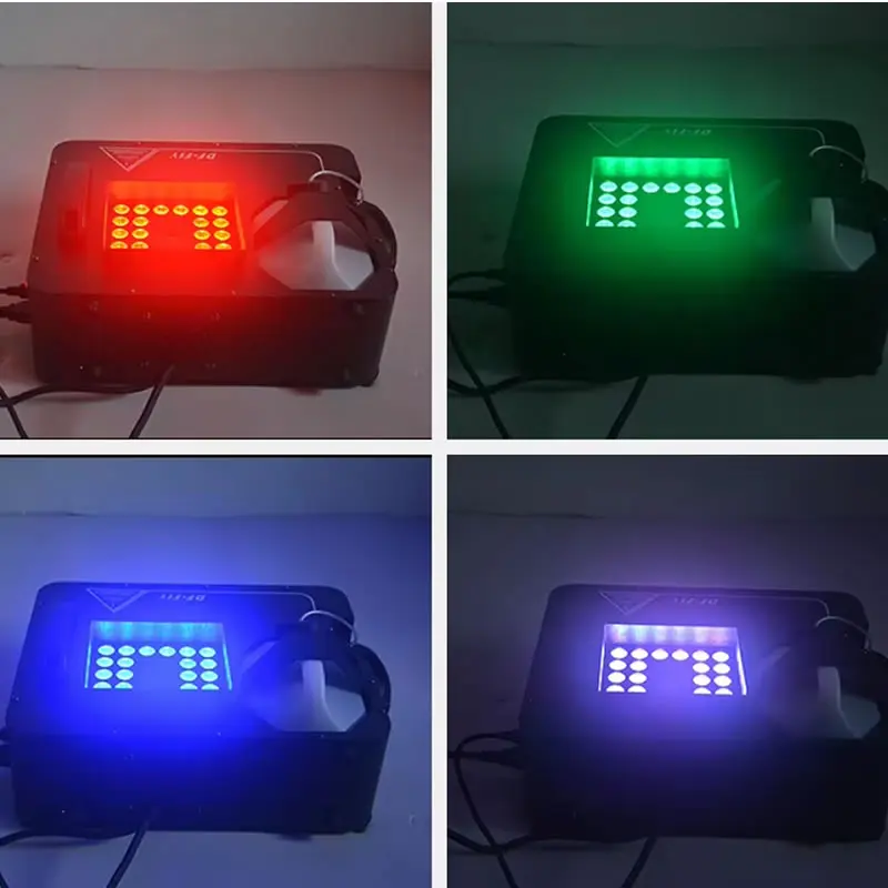 1500W Verticale Rookmachine Draagbare 24x9W RGB LED Rook Rookmachine Luchtkolom Jet DMX Afstandsbediening voor DJ Disco Party Stage Fogger
