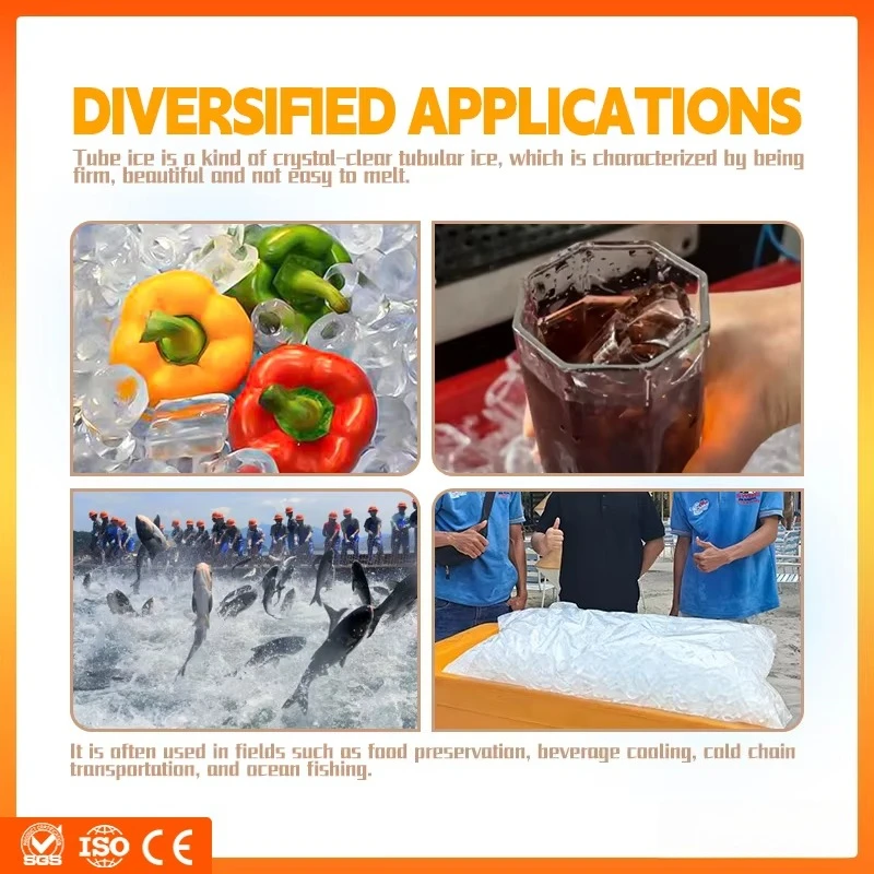2026 New High Quality Tube Ice - Ice Tube Machine 500Kg recension och pris