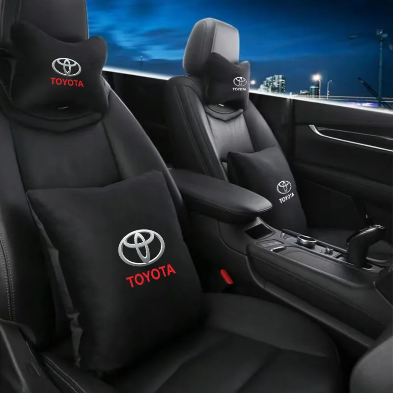 

Car Neck Pillow with Lumbar Support for Toyota Rav4 CHR Yaris Prius Avensis Corolla Camry Highlander GR 86 Car Accessories