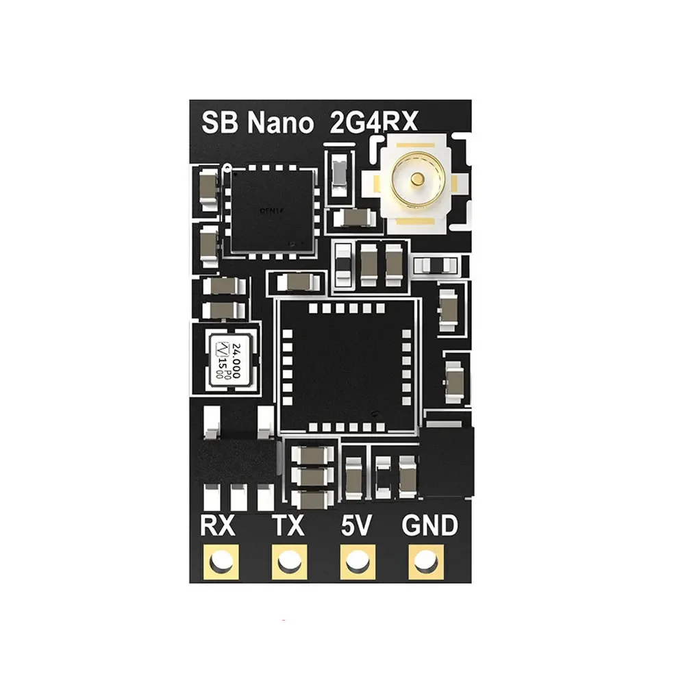 جهاز استقبال SpeedyBee Nano 2.4G ExpressLRS ELRS تصميم مدمج لطائرات بدون طيار FPV حرة طويلة المدى أجزاء ذاتية الصنع