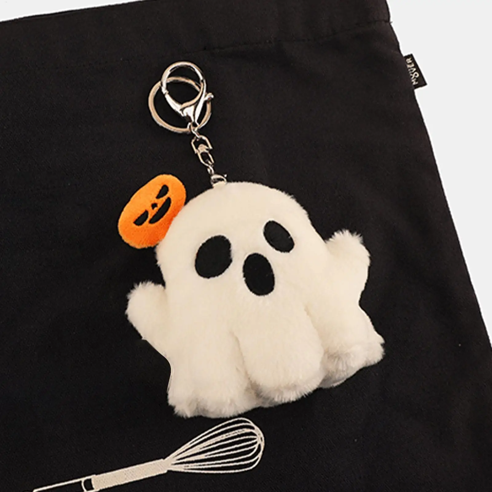 ハロウィンバッグチャームハロウィンぬいぐるみ愛らしいぬいぐるみゴーストカボチャキャラクターペンダント女性男性財布バックパックバスケット
