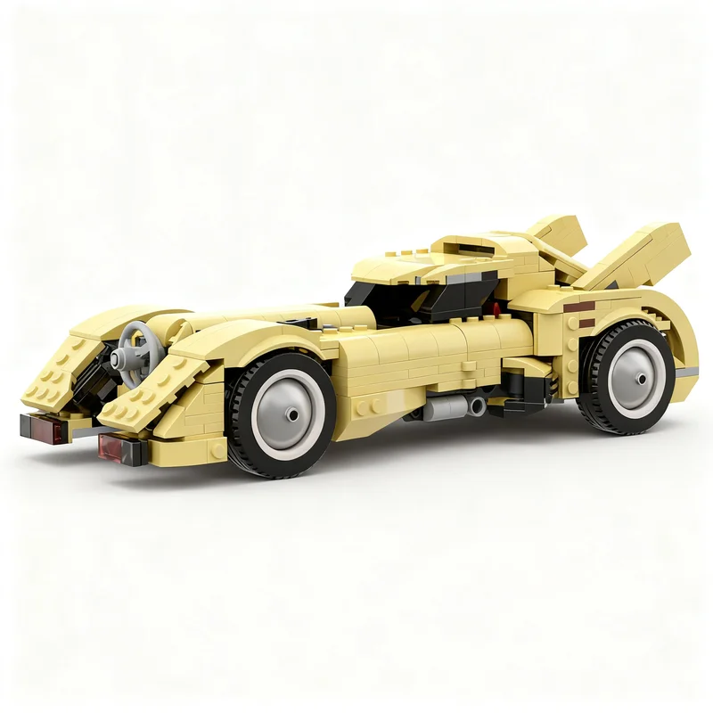 653pcs MOC Creator Creator Expert BatCanaryMobile Model Building Blocks Toy Idea Brick Collection Birthday Creative Assemble