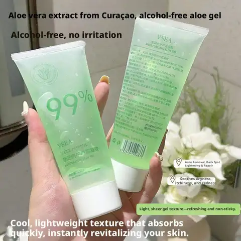 Aloe Vera Gel For Face & Body Soothing Hydrating Moisturizing Repairing Sunburn Relief Acne Care For Sensitive Skin