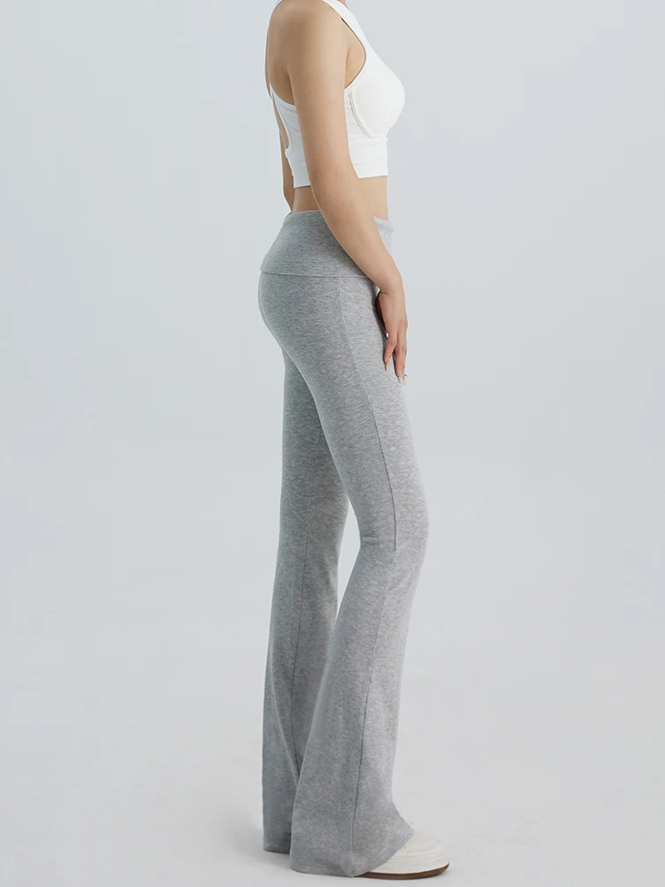 

Женские модные брюки Cofei с высокой талией, расклешенные, для йоги, повседневные, свободного кроя, с эффектом утяжки живота, удобные, дышащие