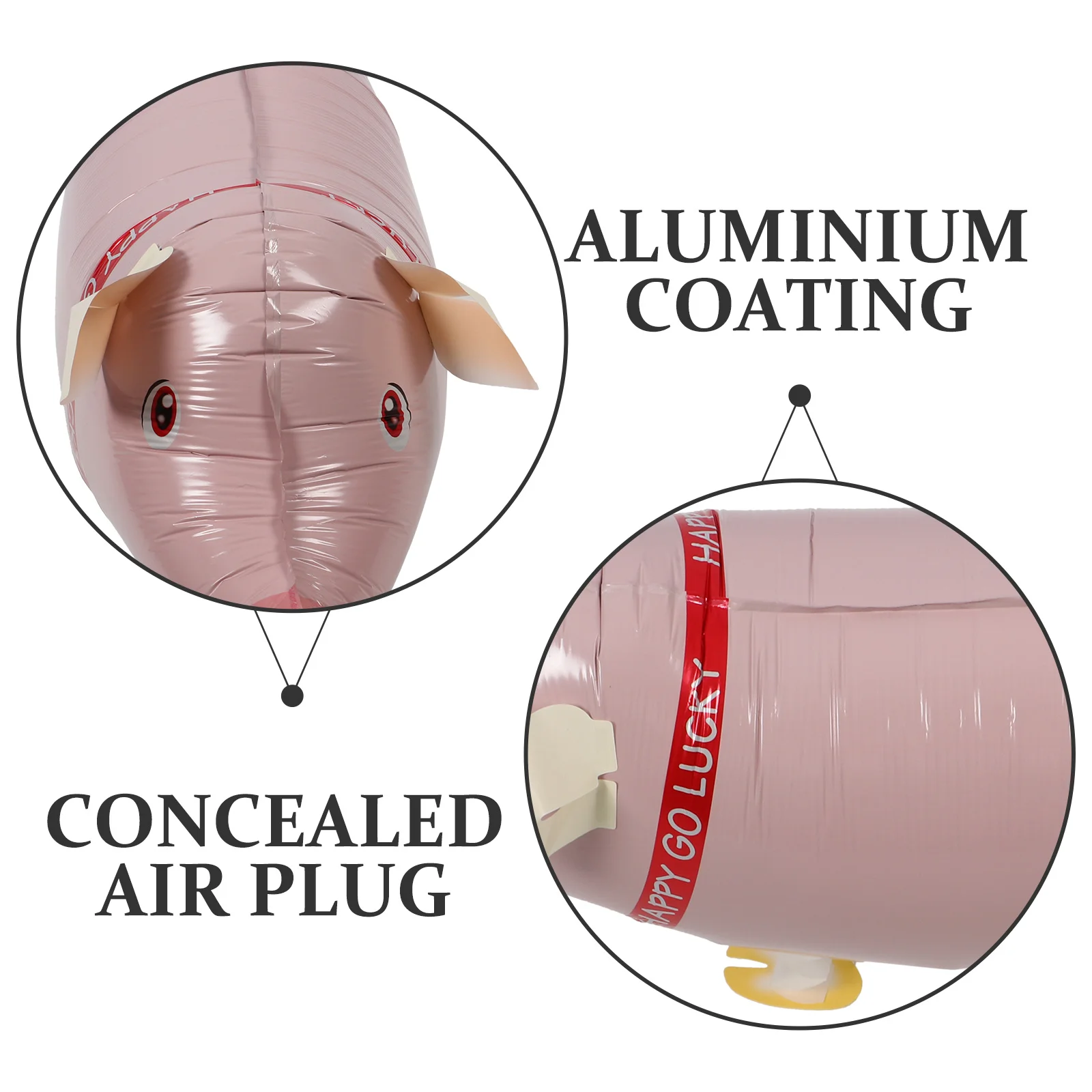 

5pcs Inflatable Pig Balloon Premium Concealed Air Plug Compact For Kids Birthday Party Games Outdoor Indoor Children Inflatable