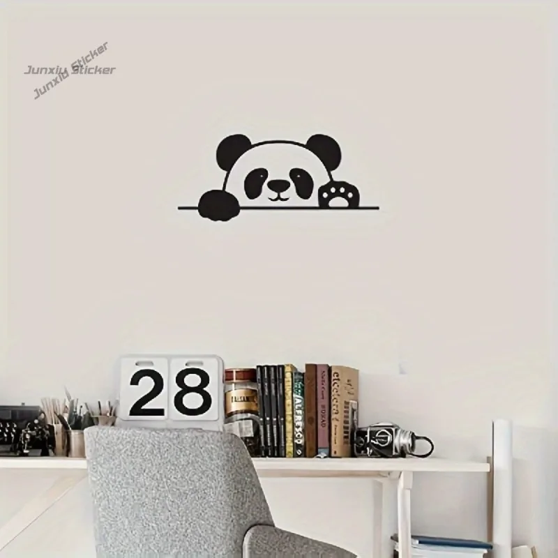 Adorable Panda Waterproof Vinyl Sticker for Decorating Laptops, Phones, Helmets, Cars, Windows, Bumpers, Cups, Doors, And Walls