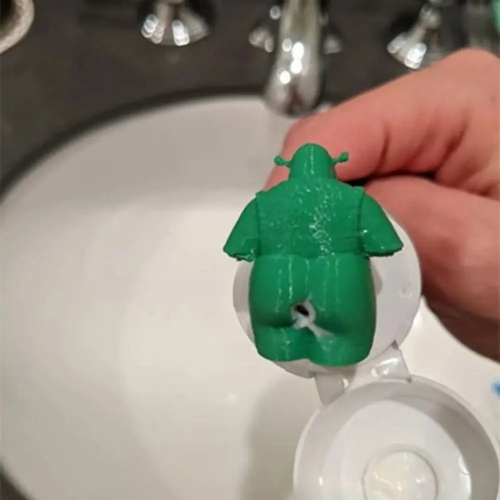 Shrek Pooping Toothpaste Topper for Kids and Adults Toothpaste Squeezer Bathroom Supplies