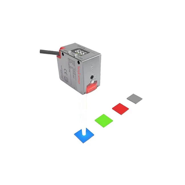 NewWhite LED Photoelectric Sensor 300mm 500mm Color Sensor with White Light Spot Mark Eye Mark Sensor