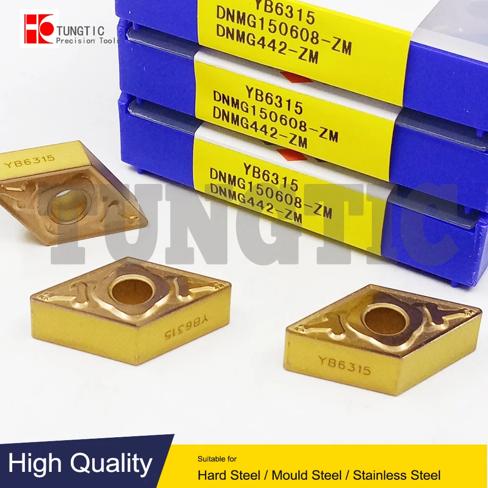 DNMG150608-ZM YB6315 DNMG150608-DM YBC252 YBC251 CNC Tools Lathe Machining Cutting Tool Metal Turning Tools Inserts