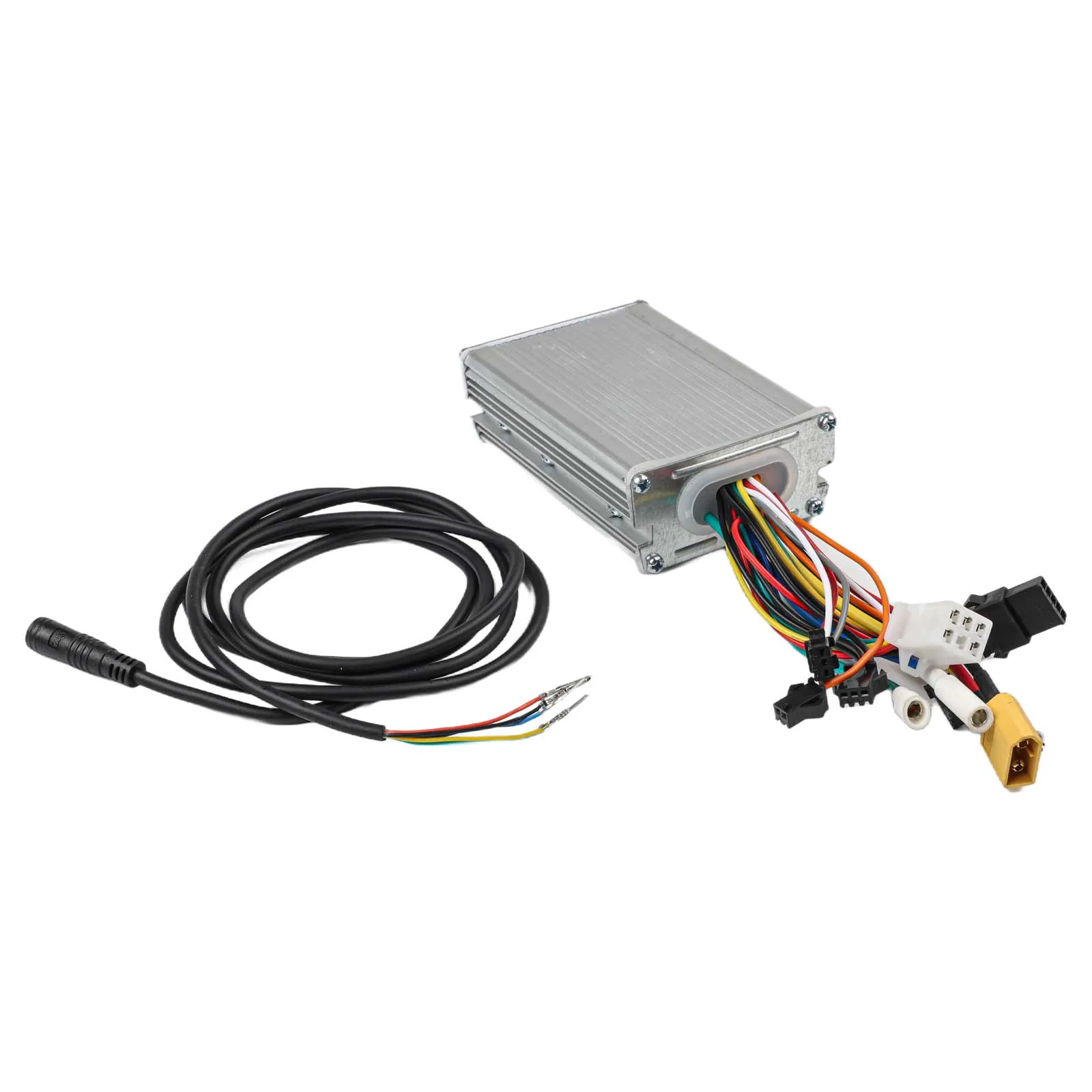 

Бесщеточный контроллер 48 В, контроллер из алюминиевого сплава, длина кабеля 1450 мм, бесщеточный контроллер 1000 Вт для электронных велосипедов и скутеров