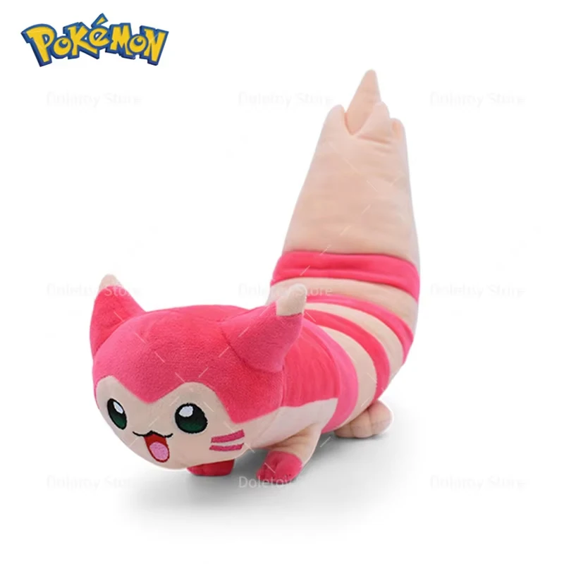 5 verschiedene Pokémon Furret Plüschtiere, niedliche glänzende Furret Plüschpuppe, weiche Cartoon-Anime-Elfenpuppe, Geburtstagsgeschenk für Kinder – Detail 4