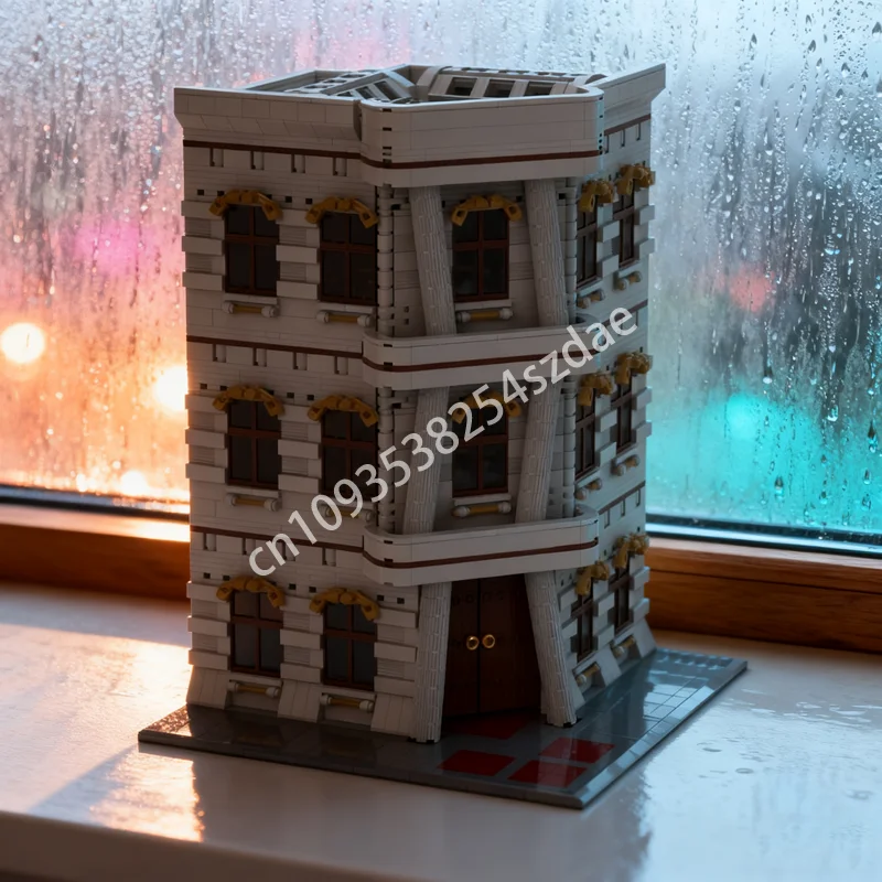 2303 قطعة MOC هاري P Tter Diagon Alley Gringotts نموذج بناء هدية الكريسماس كتل العمارة تجميع لعبة لتقوم بها بنفسك فكرة الإبداعية #1