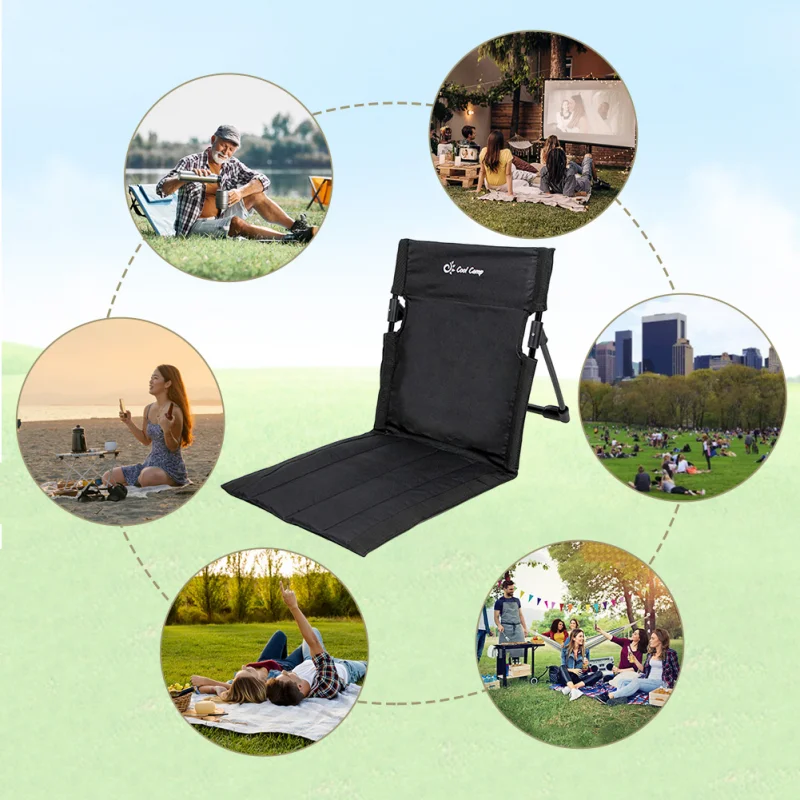 

Foldable Camping Chair 600D Oxford Cloth Camping Backrest Chair Aluminum Alloy Frame Lightweight Wear-Resistant Outdoor Supplies