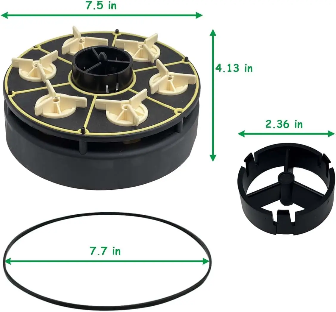 004302440800 6-Port Water Valve Replacement Module Water Valve 004-302-4408-00 for 6 Port Module with O-Ring 005-302-0100-00