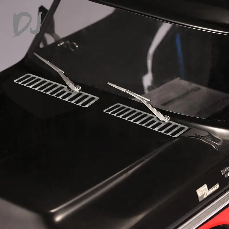 شبكة مشعاع المحرك التناظرية المعدنية من الفولاذ المقاوم للصدأ لـ Traxxas TRX-4 برونكو موستانج ملحقات السيارة للتحكم عن بعد #1