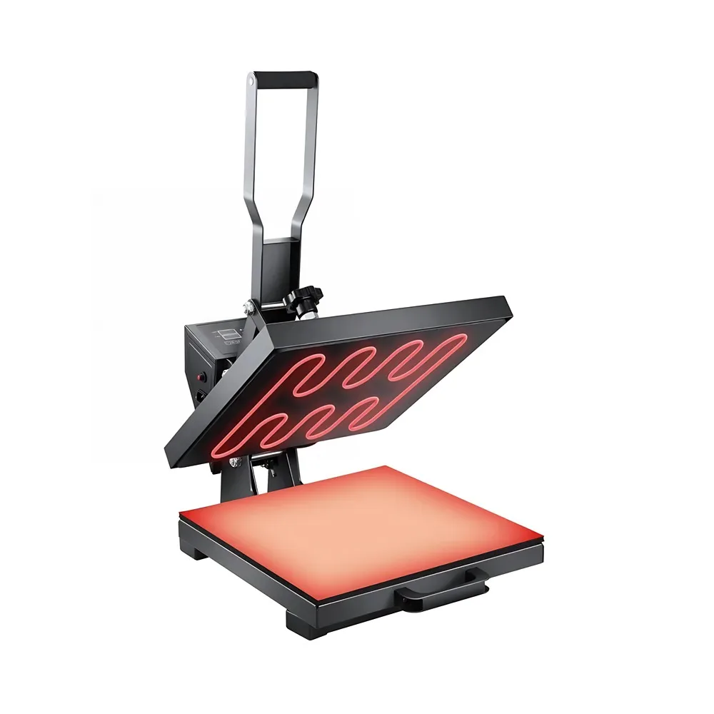 15x15 Inch Heat Press Machine Professional  Pull-out Drawer Design High Pressure Sublimation T-shirt Printing Machine