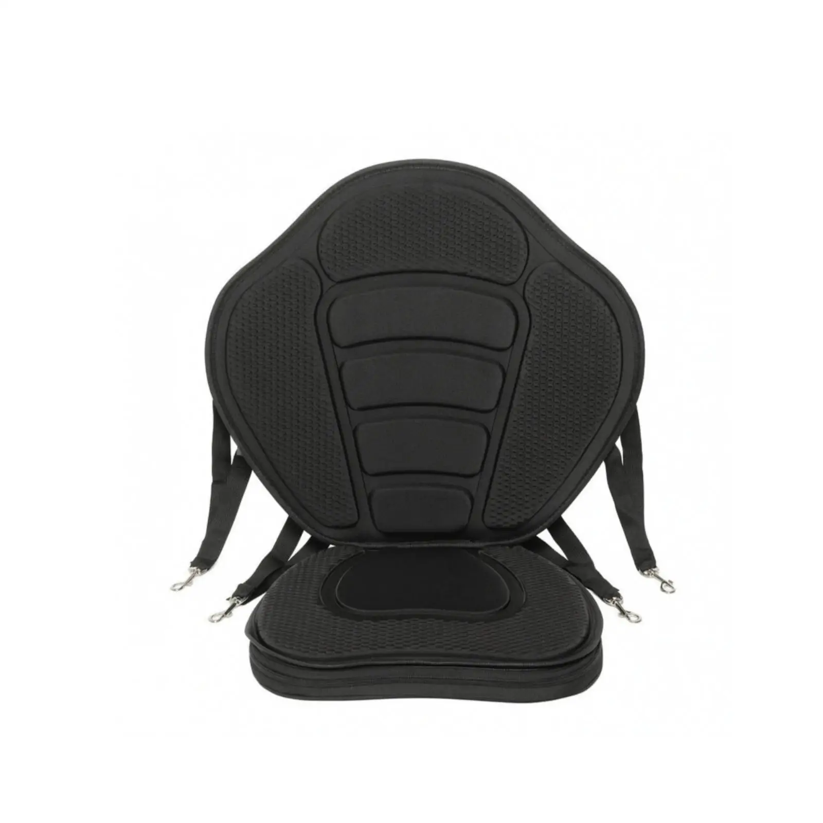 Padded Kayak Seat Cushion Metal Hooks High Back Kayak Seat Textured for Outdoor