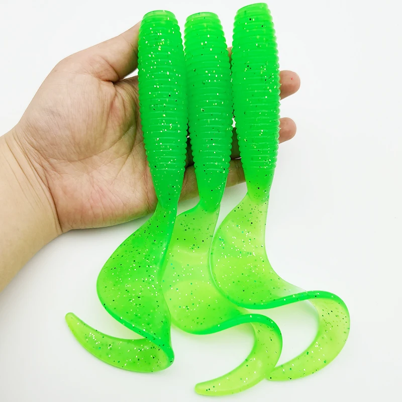 3 Stück Angelköder, weicher Kunstköder, 17,5 cm/6,89 Zoll/52 g, weiche Angelausrüstung – Detail 6