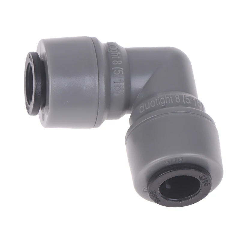 สําหรับ KegLand พลาสติก Quick ท่อเชื่อมต่อท่อ Push-to-Connect Union 8/6.35 มม.x 8 มม.screwlock ข้อศอก Push In Joint