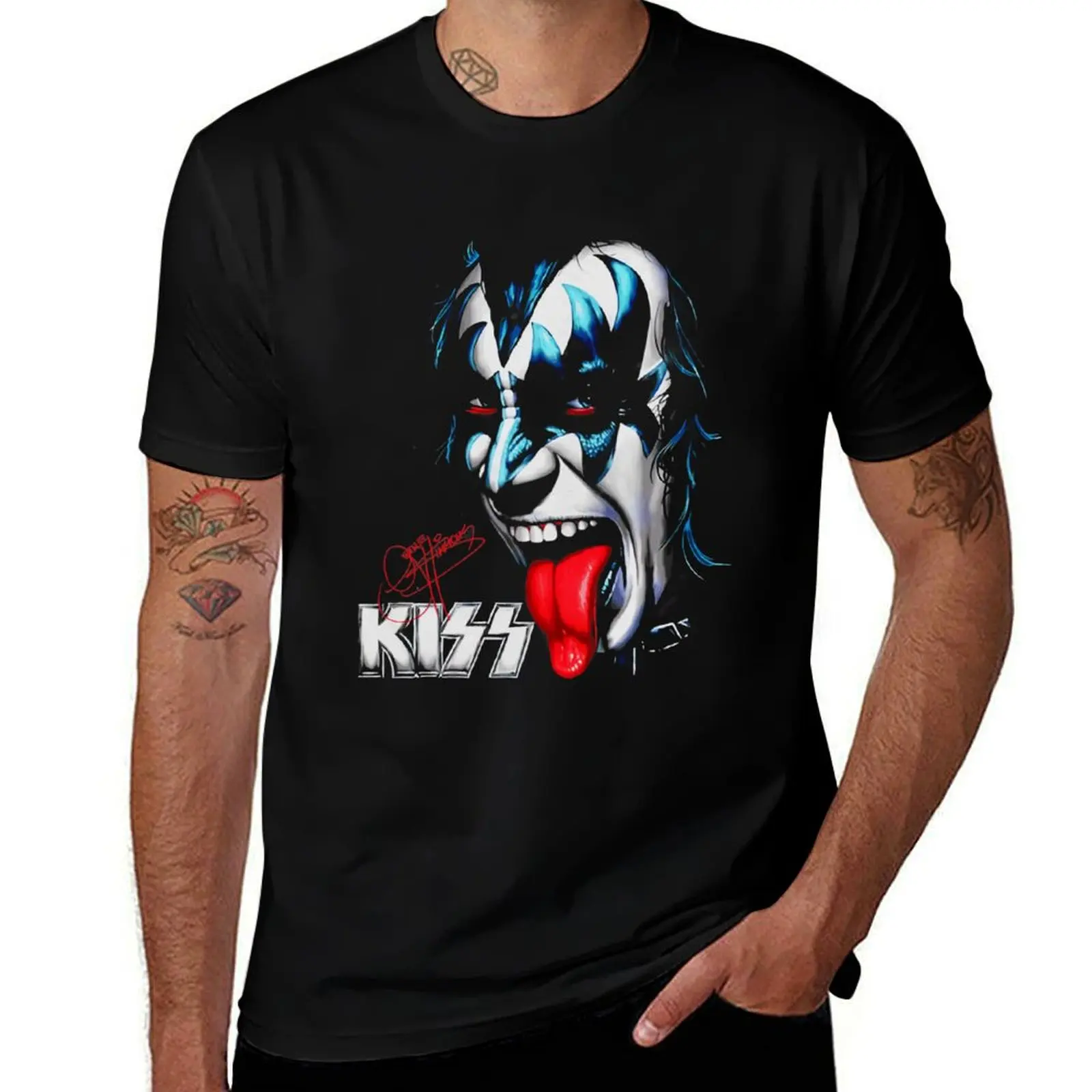 KIZZ rock n roll T-Shirt Urban Style Print T-Shirt