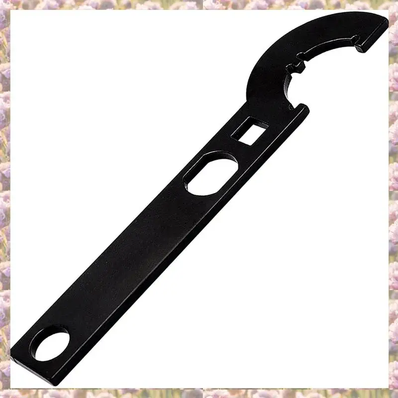 

-FTGT Survival Nut Wrench Multi-Function Carbon Steel Wrench Combo For Removal And Installation, Black