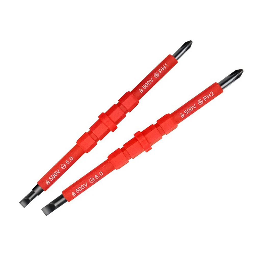 3 In 1 Insulated Screwdriver Set PH1/PH2 Multi-Purpose Screwdriver Electricians Slotted Cross Screwdriver Bit Tools Kit Set