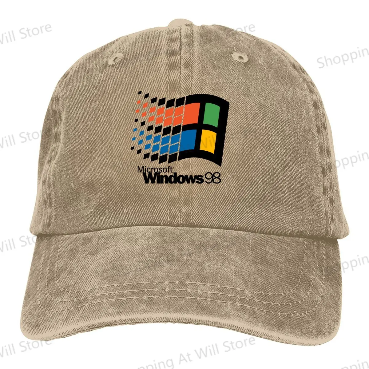 Windows 98 Logo Dad Hat  Windows 95 Computer System Accessories Outdoor for Men Women