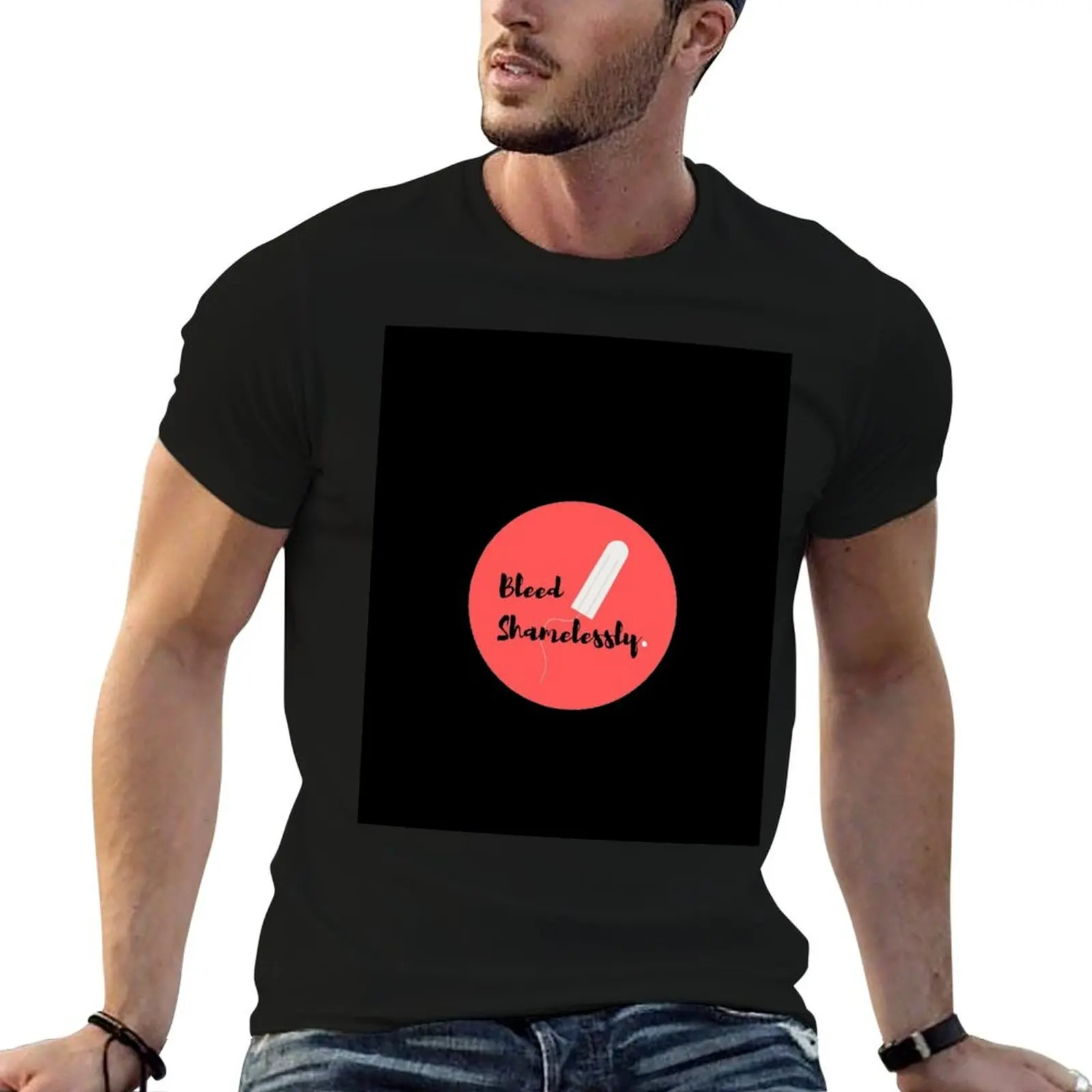 

Bleed Shamelessly T-Shirt designer shirts graphic shirts t shirt men 100℅ cotton