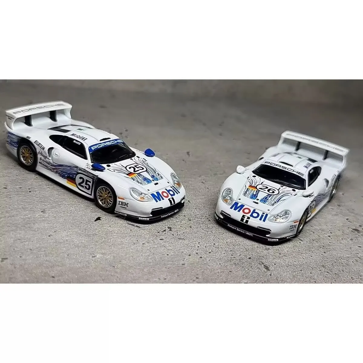 Sparky 1/64 Porsche 911 GT1 1997 double car Le Mans 24h 1:64 911 956 917 Racing model - Image 5