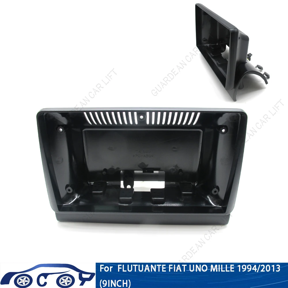 9 Inch Fascias Car Radio For FLUTUANT Fiat Uno/EFiorino 1994-2013 Android Stereo Frame Player 2 Din Head Unit Panel Dash Trim